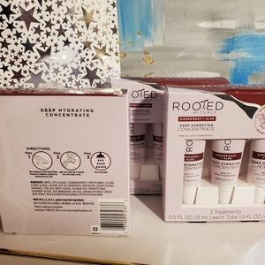 rooted rituals ginger root and aloe deep hydrating concentrate ×3